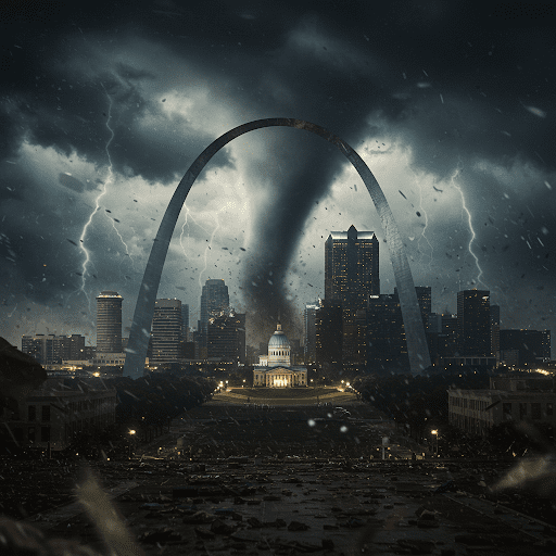 Tornado in St. Louis